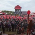 Flashmob van Vrienden van Oerol