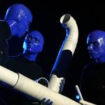 Blue Man Group op de Uitmarkt in Amsterdam