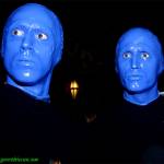 Blue Man Group op de rode loper van Dreamgirls